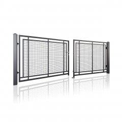 SOLID Aluminiumzaun Modell FT-11 – Flügeltore & Pforten