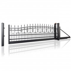 SOLID Aluminiumzaun Modell SK-06 – Schmiedeeisern klassisch