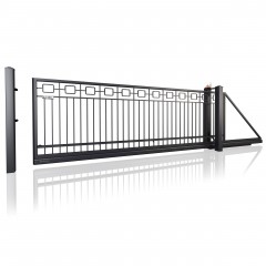 SOLID Aluminiumzaun Modell SK-09 – Schmiedeeisern klassisch