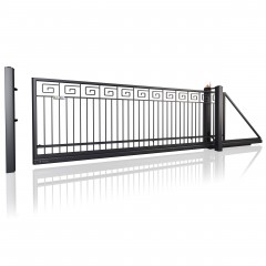 SOLID Aluminiumzaun Modell SK-10 – Schmiedeeisern klassisch