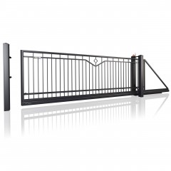 SOLID Aluminiumzaun Modell SK-11 – Schmiedeeisern klassisch