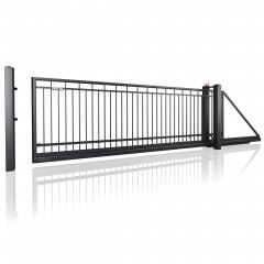 SOLID Aluminiumzaun Modell SK-12 – Schmiedeeisern klassisch