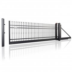 SOLID Aluminiumzaun Modell SK-17 – Schmiedeeisern klassisch