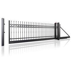 SOLID Aluminiumzaun Modell SK-18 – Schmiedeeisern klassisch