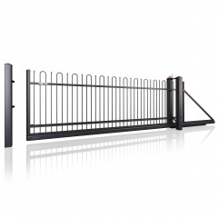 SOLID Aluminiumzaun Modell SK-21 – Schmiedeeisern klassisch