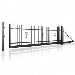 SOLID Aluminiumzaun Modell SK-22 – Schmiedeeisern klassisch