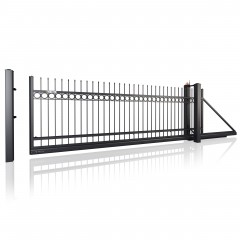 SOLID Aluminiumzaun Modell SK-24 – Schmiedeeisern klassisch