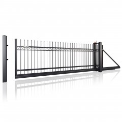 SOLID Aluminiumzaun Modell SK-26 – Schmiedeeisern klassisch