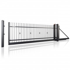 SOLID Aluminiumzaun Modell SK-28 – Schmiedeeisern klassisch