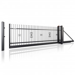 SOLID Aluminiumzaun Modell SK-30 – Schmiedeeisern klassisch