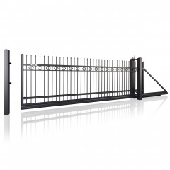SOLID Aluminiumzaun Modell SK-31 – Schmiedeeisern klassisch