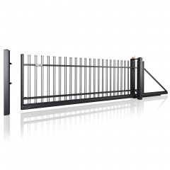 SOLID Aluminiumzaun Modell SK-32 – Schmiedeeisern klassisch