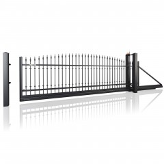 SOLID Aluminiumzaun Modell SK-33 – Schmiedeeisern klassisch