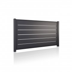 SOLID Aluminiumzaun Modell ZF-01 – Zaunfelder & Systeme
