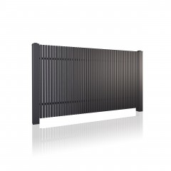 SOLID Aluminiumzaun Modell ZF-02 – Zaunfelder & Systeme